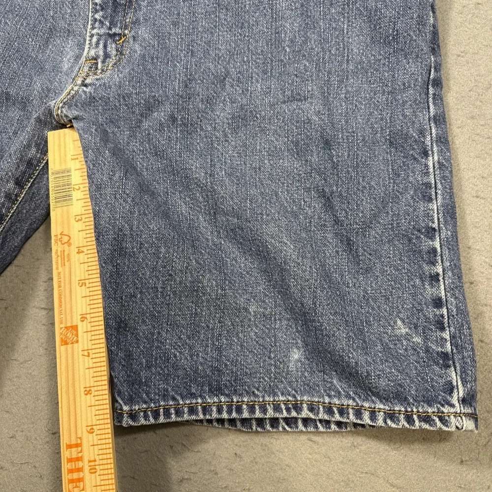 Levis 505 Denim Shorts Mens 40 Blue Jean Cutoff 5 Pocket‎ Zip Fly Casual